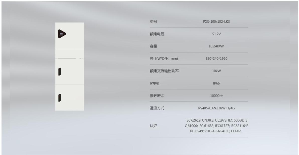 工商业储能产品